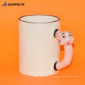 Yiwu Sunmeta Fábrica de suministro de alta Quanlity Cerámica Animal tazas para la sublimación